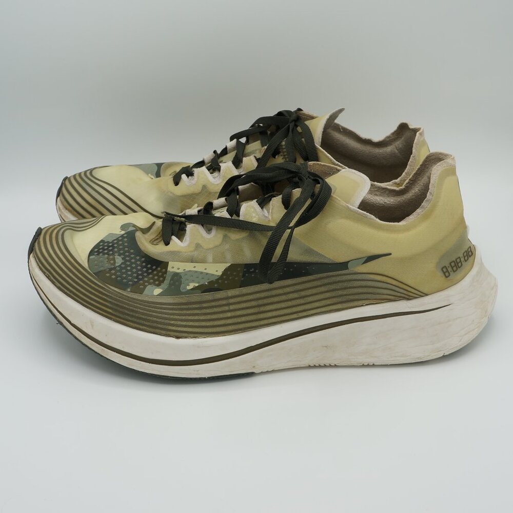 Nike Zoom Fly SP Light Bone Running Shoes Men's Size 12 - Picture 2 of 10